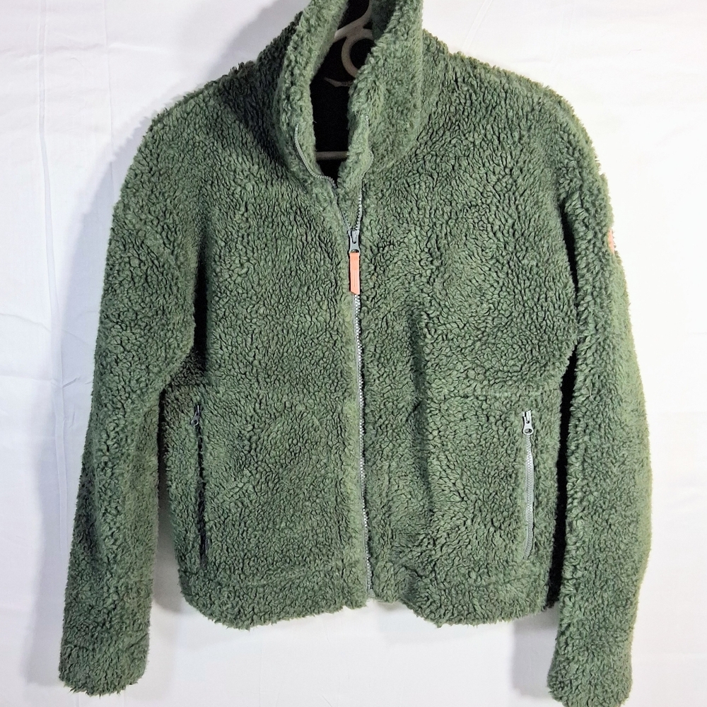 Alpine Design Women's XS Evergreen Lined Full Zip Talia Ridge Sherpa Jacket - Picture 10 of 10